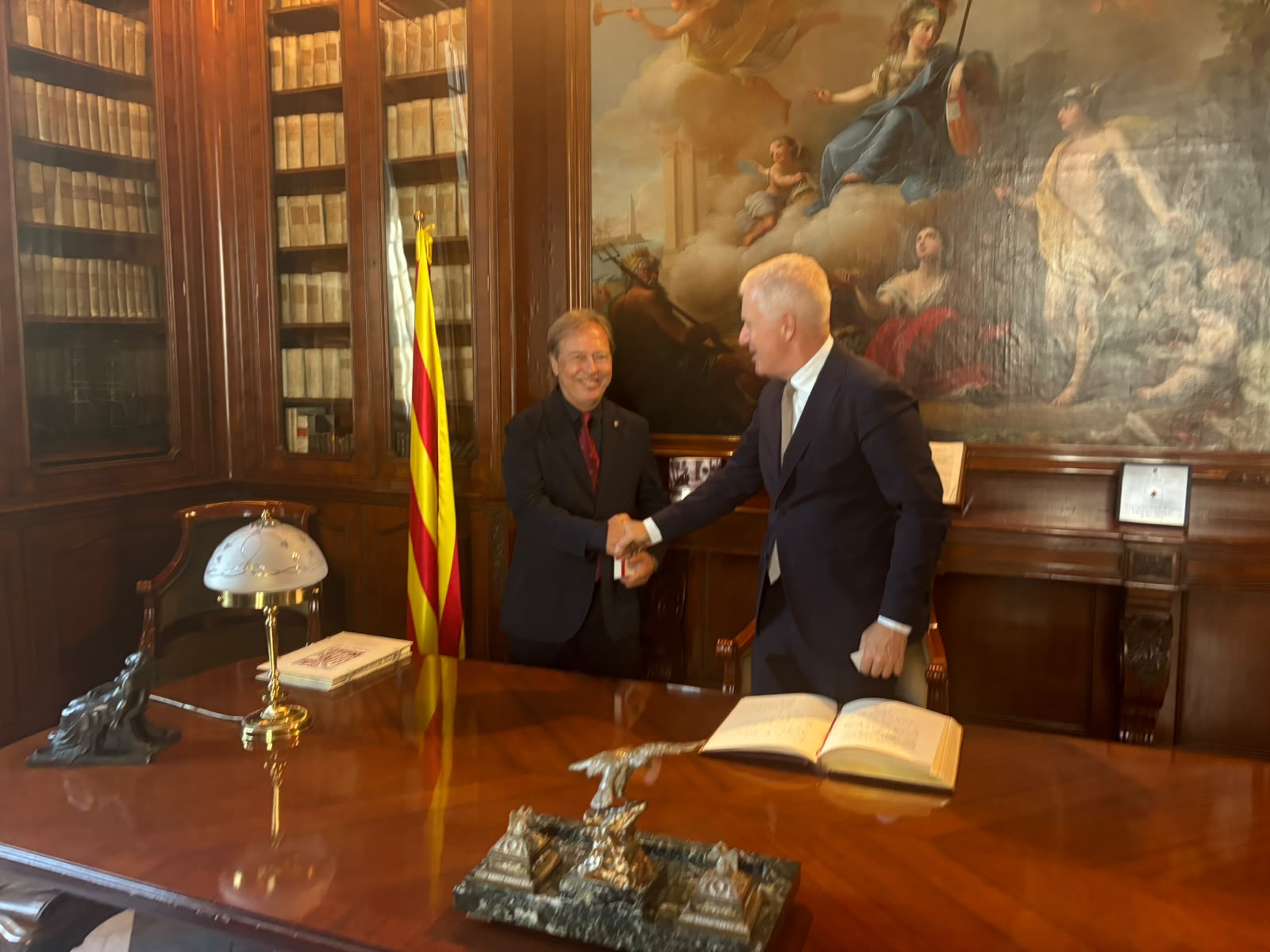 Visita de John Denton, Secretario General de ICC, a Josep Santacreu, Presidente de ICC España y Presidente de la Cámara de Comercio de Barcelona el 6 de julio de 2026